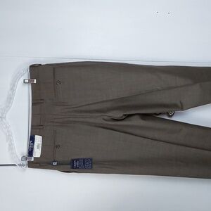 Chaps|Mens Tan  Trouser Dress Pants Wool Organic Business Career 34x34